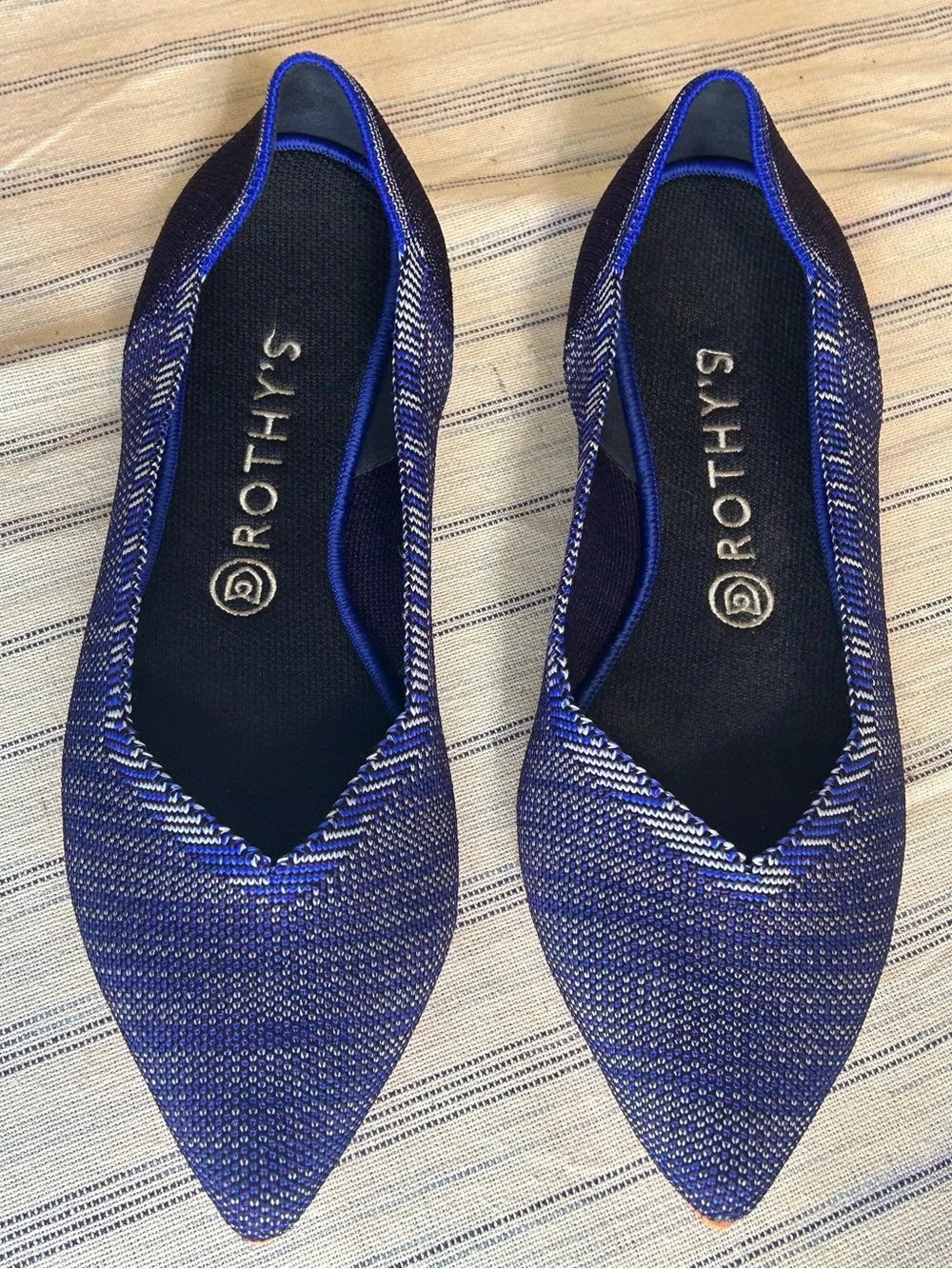 ROTHYS THE POINT INDIGO LEATHER